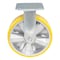 Vestil Polyurethane Rigid Caster 8 In. Diameter x 2 In. Width 1212 Lb. Capacity Yellow/Gray CST-PY-8X2PUA-R - alternate 7